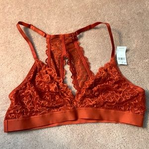 NWT Aerie Red-Orange Bralette
